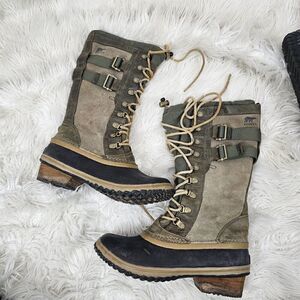Sorel 'Conquest Carly II' Tall Waterproof Winter Riding Boots Women's 8.5